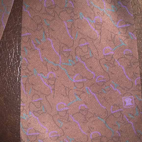 Celine jockey and horse print tie - Picture 2 of 4